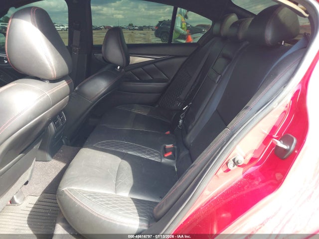 45616797 :رقم المزاد ، JN1FV7AR0JM481897 vin ، 2018 Infiniti Q50 3.0t Red Sport 400 مزاد بيع