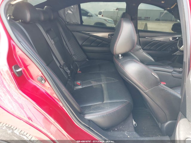 45616797 :رقم المزاد ، JN1FV7AR0JM481897 vin ، 2018 Infiniti Q50 3.0t Red Sport 400 مزاد بيع