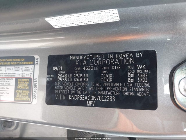 KIA Sportage Nightfall Edition 2022 KNDP63AC0N7012283 Image 9