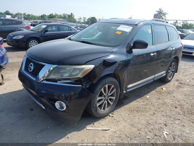 2014 Nissan Pathfinder Sl მანქანა იყიდება აუქციონზე, vin: 5N1AR2MN1EC633054, აუქციონის ნომერი: 45616989