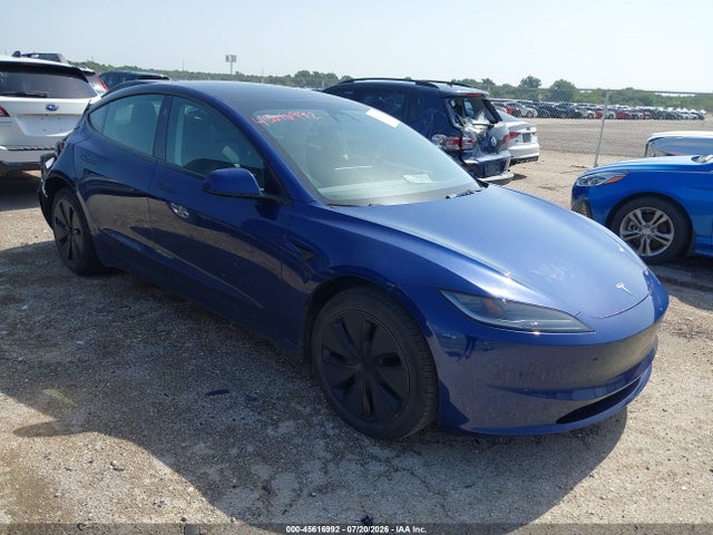 2025 Tesla Model 3 მანქანა იყიდება აუქციონზე, vin: 5YJ3E1EA9SF912250, აუქციონის ნომერი: 45616992