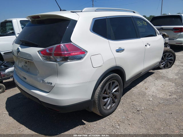 Продажа на аукционе авто 2016 Nissan Rogue Sl, vin: 5N1AT2MV7GC736452, номер лота: 45617008