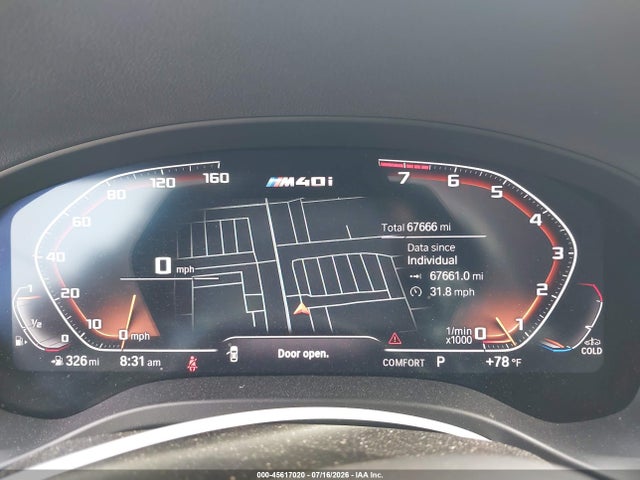 2021 Bmw X3 M40i მანქანა იყიდება აუქციონზე, vin: 5UXTY9C08M9G95806, აუქციონის ნომერი: 45617020
