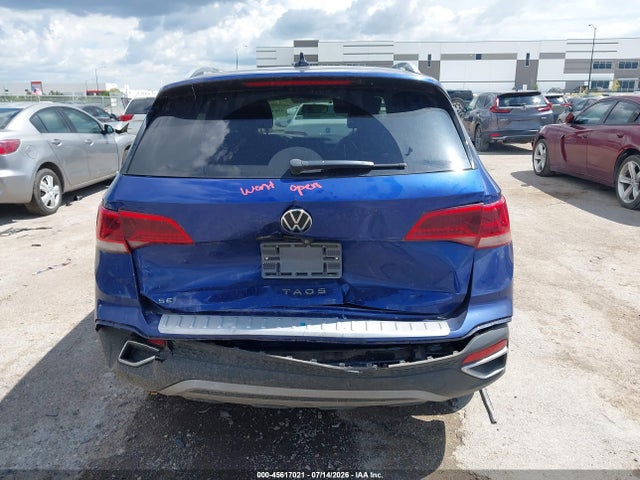 Продаж на аукціоні авто 2022 Volkswagen Taos 1.5t Se, vin: 3VVRX7B22NM087710, номер лоту: 45617021