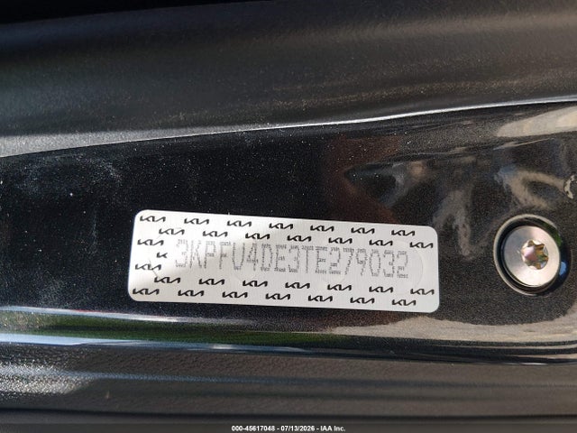 2026 Kia K4 Ex მანქანა იყიდება აუქციონზე, vin: 3KPFU4DE3TE279032, აუქციონის ნომერი: 45617048