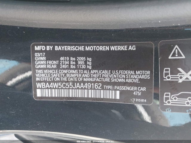 Продажа на аукционе авто 2018 Bmw 430i Xdrive, vin: WBA4W5C55JAA49162, номер лота: 45617063