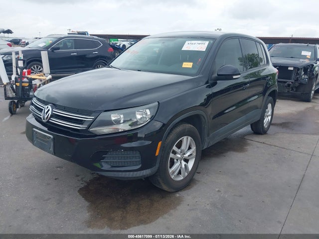 Auction sale of the 2013 Volkswagen Tiguan S, vin: WVGBV7AX9DW533137, lot number: 45617099