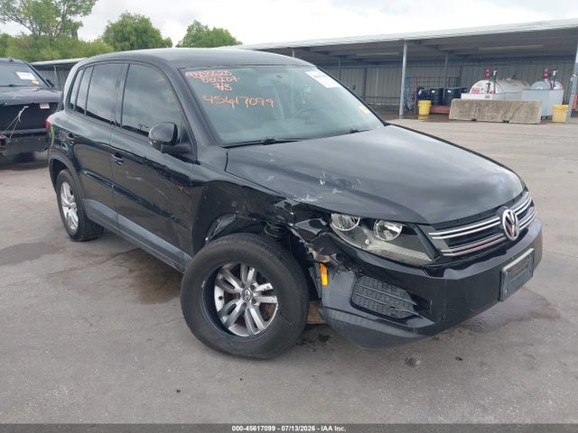 Auction sale of the 2013 Volkswagen Tiguan S, vin: WVGBV7AX9DW533137, lot number: 45617099