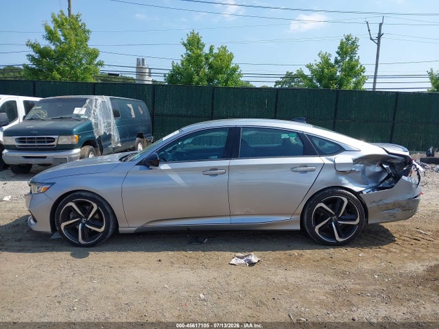 Aukcja sprzedaży 2021 Honda Accord Sport Special Edition, vin: 1HGCV1F48MA028192, numer aukcji: 45617105