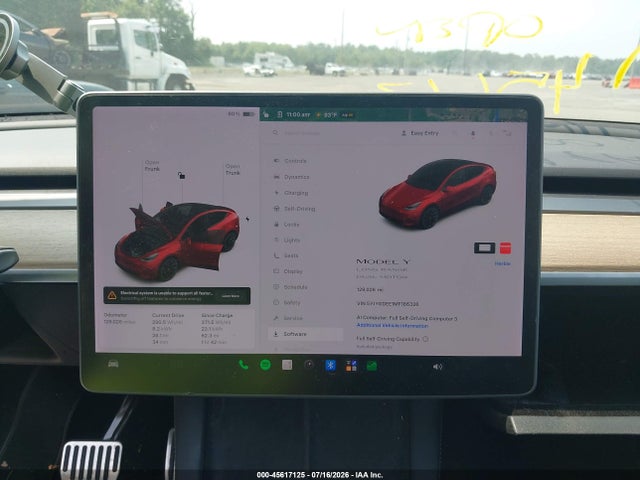 5YJYGDEE1MF186326 Tesla Model Y Long Range Dual Motor All-wheel Drive