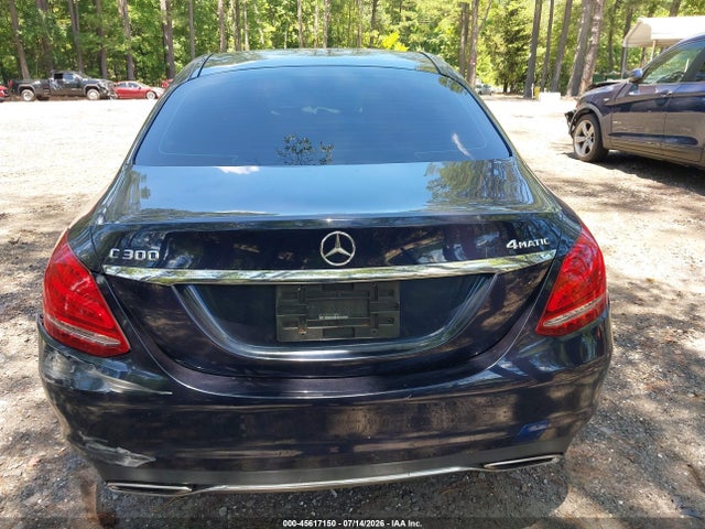 45617150 :رقم المزاد ، 55SWF4KB9GU143294 vin ، 2016 Mercedes-benz C 300 Luxury 4matic مزاد بيع