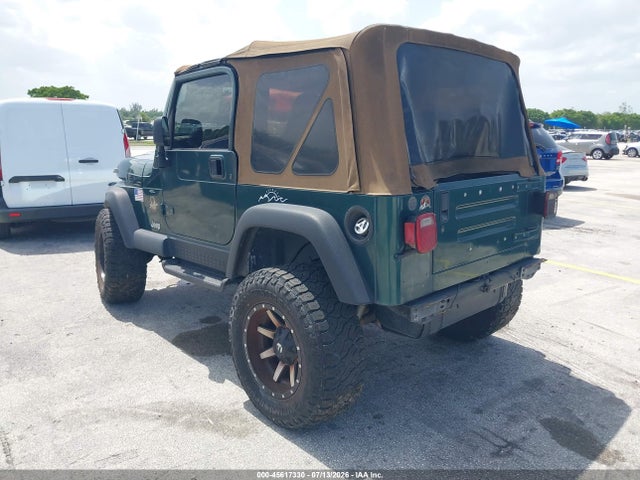 Продаж на аукціоні авто 2000 Jeep Wrangler Sahara, vin: 1J4FA59S1YP733423, номер лоту: 45617330