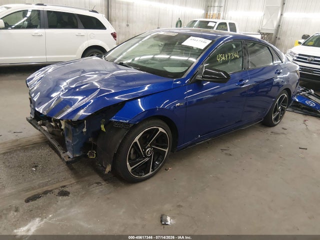 Продаж на аукціоні авто 2021 Hyundai Elantra N Line, vin: KMHLR4AF3MU162647, номер лоту: 45617346