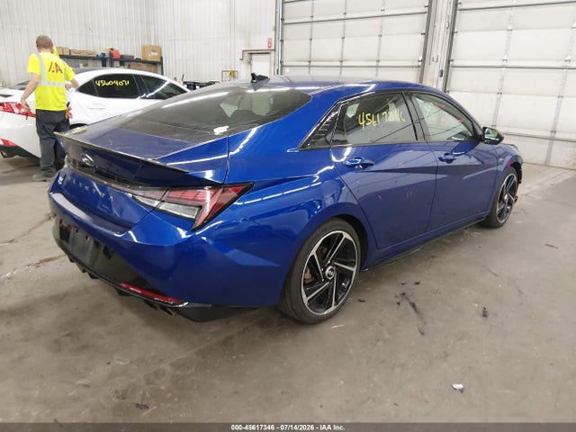 Продаж на аукціоні авто 2021 Hyundai Elantra N Line, vin: KMHLR4AF3MU162647, номер лоту: 45617346