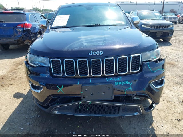 Продаж на аукціоні авто 2018 Jeep Grand Cherokee Limited 4x2, vin: 1C4RJEBG1JC339880, номер лоту: 45617530