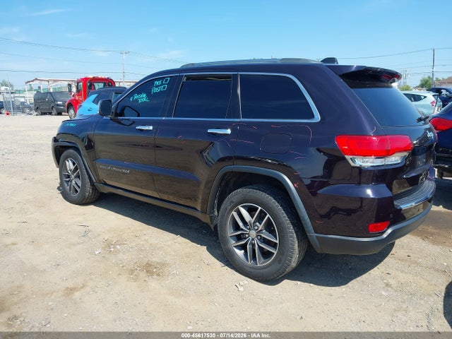 Продаж на аукціоні авто 2018 Jeep Grand Cherokee Limited 4x2, vin: 1C4RJEBG1JC339880, номер лоту: 45617530