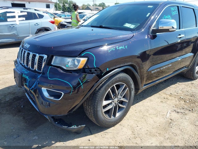 Продаж на аукціоні авто 2018 Jeep Grand Cherokee Limited 4x2, vin: 1C4RJEBG1JC339880, номер лоту: 45617530