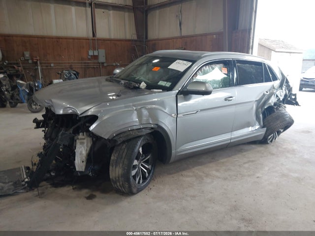 45617552 :رقم المزاد ، 1V2FE2CA4MC234866 vin ، 2021 Volkswagen Atlas Cross Sport 3.6l V6 Sel Premium R-line مزاد بيع