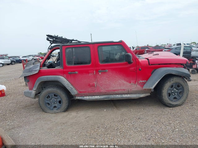 2018 Jeep Wrangler Unlimited Sport 4x4 მანქანა იყიდება აუქციონზე, vin: 1C4HJXDG0JW164248, აუქციონის ნომერი: 45617596