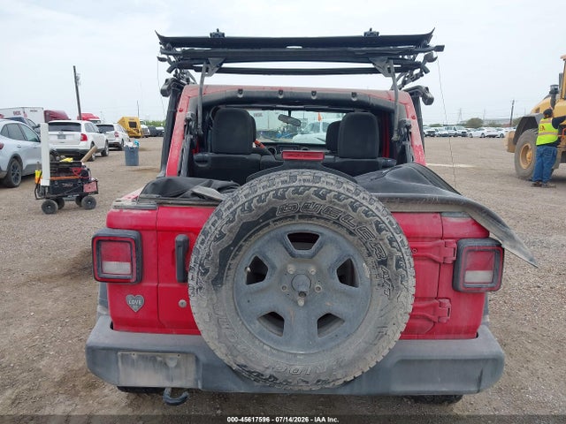 2018 Jeep Wrangler Unlimited Sport 4x4 მანქანა იყიდება აუქციონზე, vin: 1C4HJXDG0JW164248, აუქციონის ნომერი: 45617596