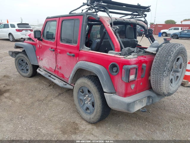 2018 Jeep Wrangler Unlimited Sport 4x4 მანქანა იყიდება აუქციონზე, vin: 1C4HJXDG0JW164248, აუქციონის ნომერი: 45617596
