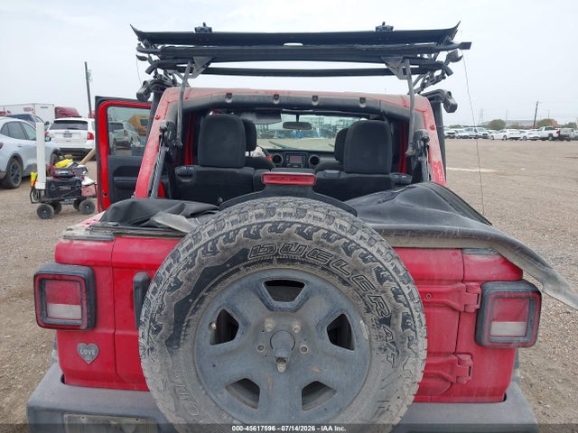 2018 Jeep Wrangler Unlimited Sport 4x4 მანქანა იყიდება აუქციონზე, vin: 1C4HJXDG0JW164248, აუქციონის ნომერი: 45617596