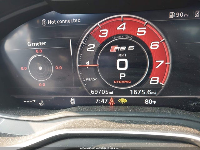 Продажа на аукционе авто 2019 Audi Rs 5 2.9t, vin: WUAPWAF5XKA903049, номер лота: 45617615