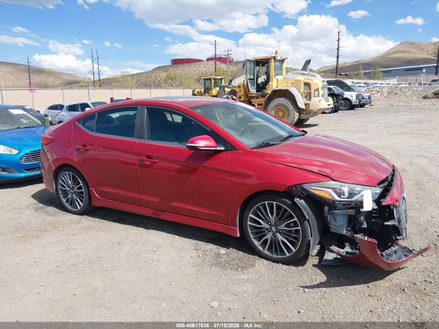 Продажа на аукционе авто 2018 Hyundai Elantra Sport, vin: KMHD04LB3JU482135, номер лота: 45617636
