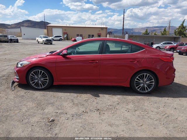 Продажа на аукционе авто 2018 Hyundai Elantra Sport, vin: KMHD04LB3JU482135, номер лота: 45617636