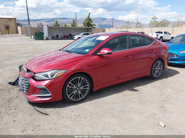 Продажа на аукционе авто 2018 Hyundai Elantra Sport, vin: KMHD04LB3JU482135, номер лота: 45617636