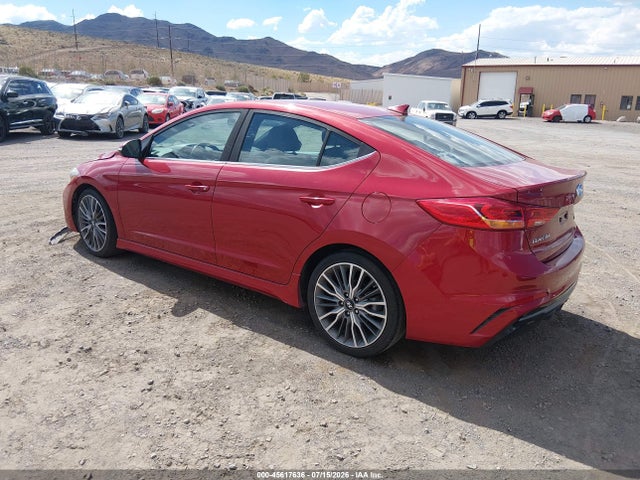 Продажа на аукционе авто 2018 Hyundai Elantra Sport, vin: KMHD04LB3JU482135, номер лота: 45617636