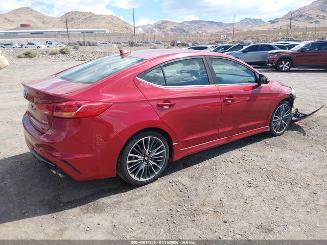 Продажа на аукционе авто 2018 Hyundai Elantra Sport, vin: KMHD04LB3JU482135, номер лота: 45617636