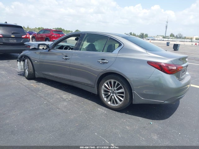 2019 Infiniti Q50 3.0t Luxe მანქანა იყიდება აუქციონზე, vin: JN1EV7AP8KM516536, აუქციონის ნომერი: 45617645