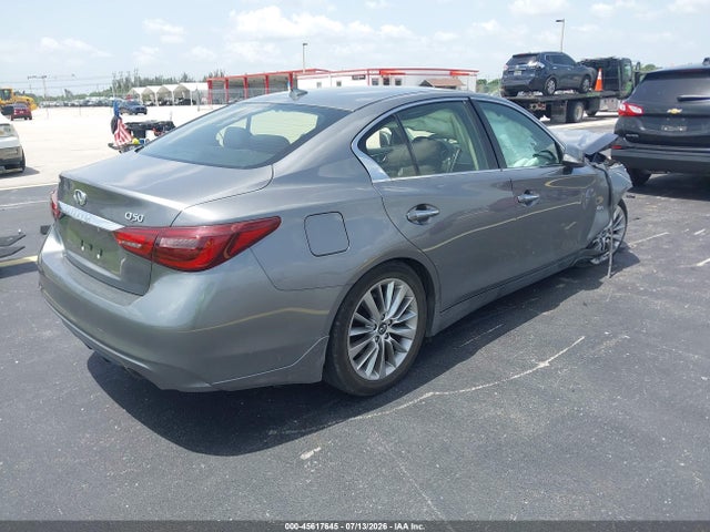 2019 Infiniti Q50 3.0t Luxe მანქანა იყიდება აუქციონზე, vin: JN1EV7AP8KM516536, აუქციონის ნომერი: 45617645