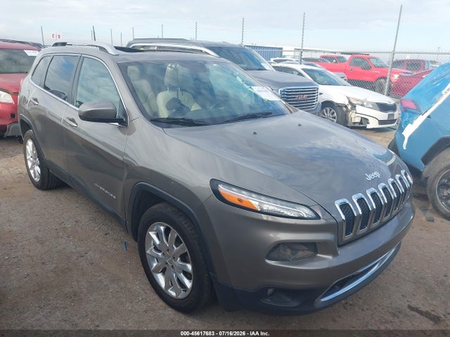 2017 Jeep Cherokee Limited მანქანა იყიდება აუქციონზე, vin: 1C4PJLDS5HW559772, აუქციონის ნომერი: 45617683