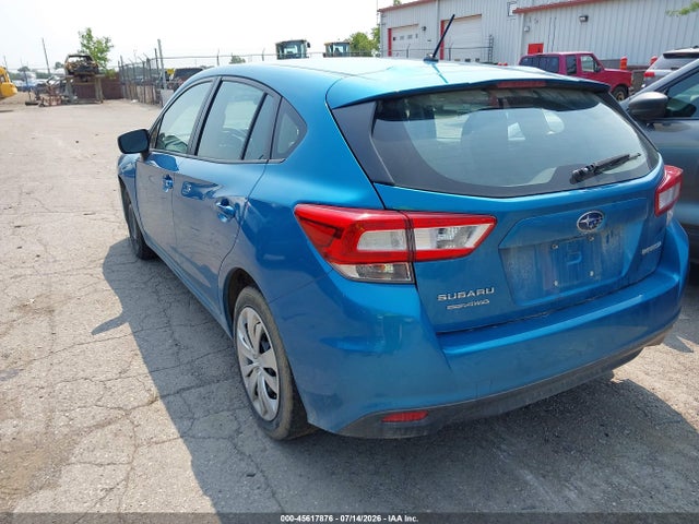Aukcja sprzedaży 2018 Subaru Impreza 2.0i, vin: 4S3GTAA69J1750605, numer aukcji: 45617876