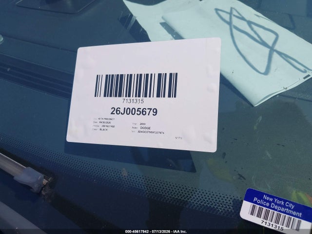 45617942 :رقم المزاد ، 3D4GG57V09T237874 vin ، 2009 Dodge Journey Sxt مزاد بيع