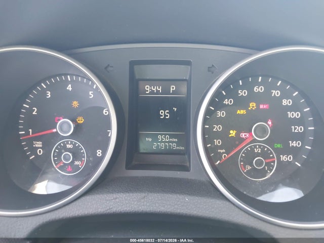 2011 Volkswagen Jetta Sportwagen 2.5l S მანქანა იყიდება აუქციონზე, vin: 3VWPZ7AJ5BM634616, აუქციონის ნომერი: 45618032