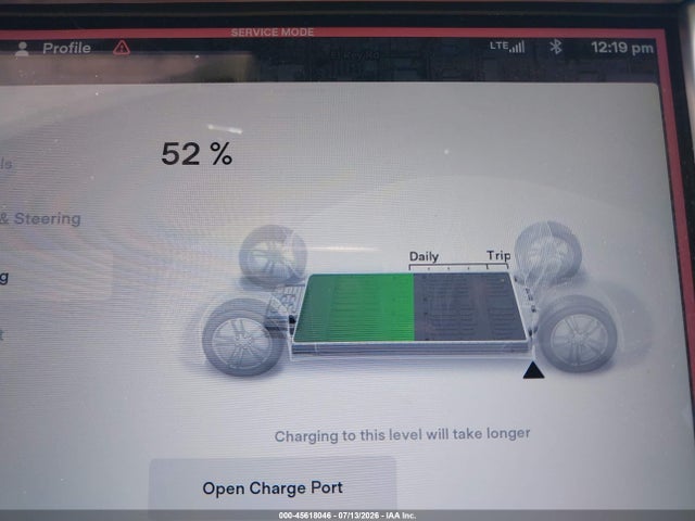 45618046 :رقم المزاد ، 5YJSA1S10EFP56681 vin ، 2014 Tesla Model S مزاد بيع