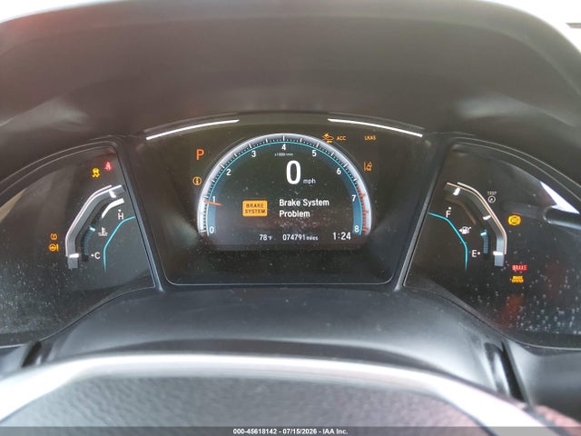 2019 Honda Civic Lx მანქანა იყიდება აუქციონზე, vin: 2HGFC2F69KH588005, აუქციონის ნომერი: 45618142