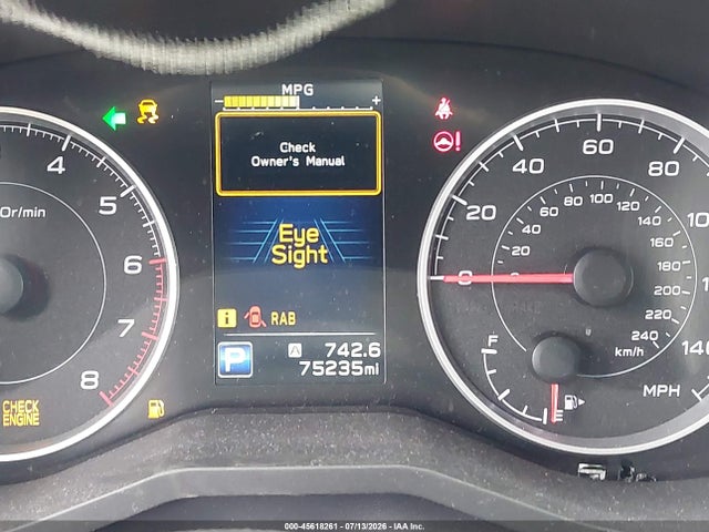 45618261 :رقم المزاد ، 4S4WMACD4L3434553 vin ، 2020 Subaru Ascent Premium مزاد بيع