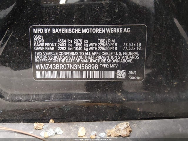 Продаж на аукціоні авто 2022 Mini Countryman Cooper, vin: WMZ43BR07N3N56898, номер лоту: 45618308