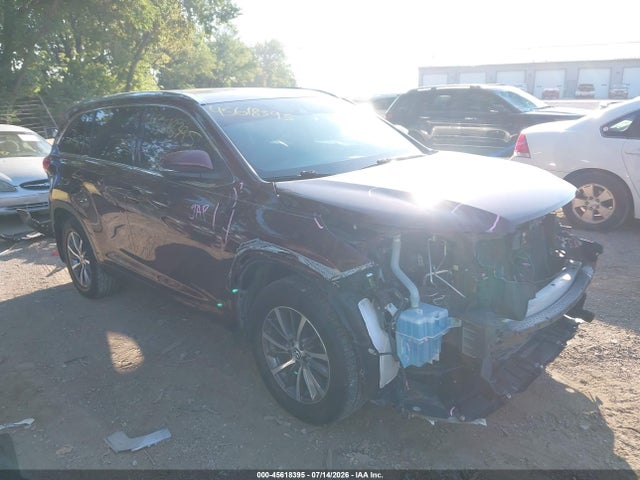 Aukcja sprzedaży 2017 Toyota Highlander Xle, vin: 5TDJZRFH9HS370819, numer aukcji: 45618395