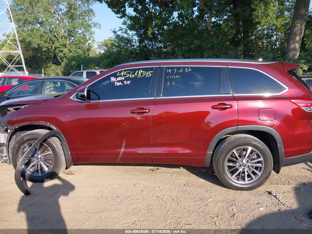 Aukcja sprzedaży 2017 Toyota Highlander Xle, vin: 5TDJZRFH9HS370819, numer aukcji: 45618395