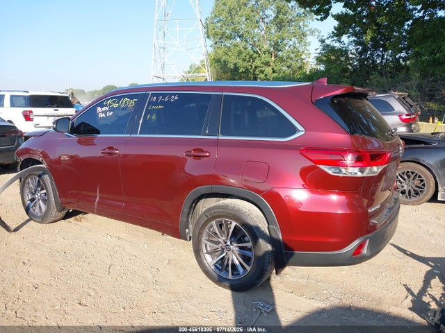 Aukcja sprzedaży 2017 Toyota Highlander Xle, vin: 5TDJZRFH9HS370819, numer aukcji: 45618395