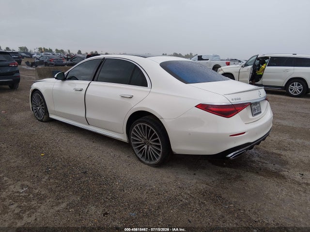 Продажа на аукционе авто 2022 Mercedes-benz S 580 4matic, vin: W1K6G7GB6NA087545, номер лота: 45618467