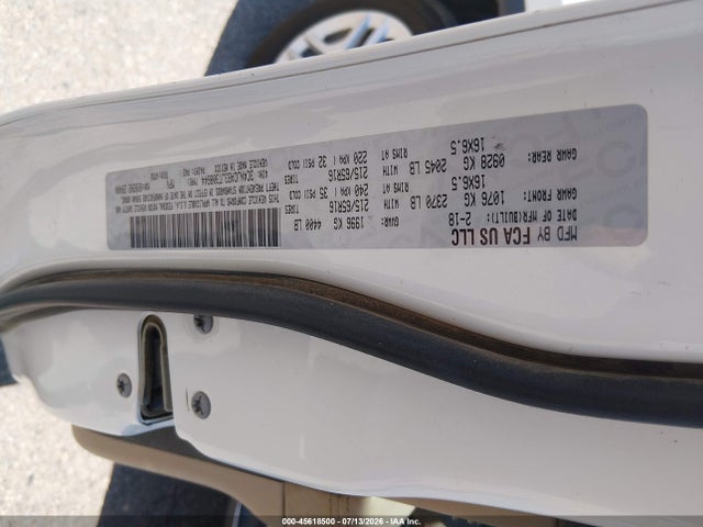 3C4NJCAB3JT308644 Jeep Compass Sport Fwd