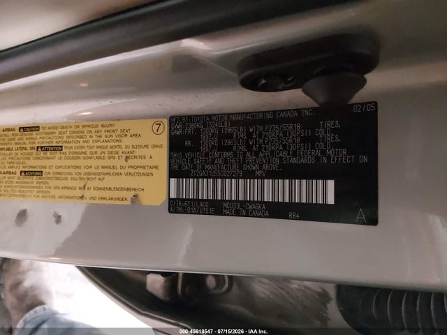 Aukcja sprzedaży 2005 Lexus Rx 330, vin: 2T2GA31U55C027279, numer aukcji: 45618547