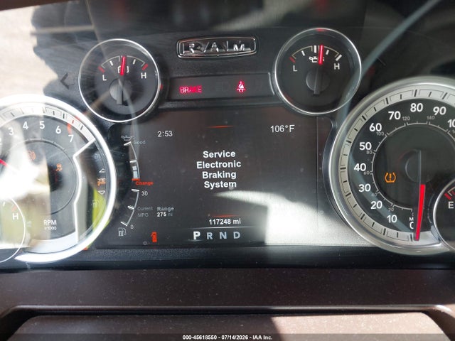Продаж на аукціоні авто 2018 Ram 1500 Laramie  4x2 5'7 Box, vin: 1C6RR6NG3JS156987, номер лоту: 45618550