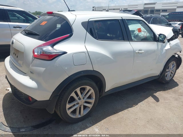 2015 Nissan Juke Sv მანქანა იყიდება აუქციონზე, vin: JN8AF5MR5FT511725, აუქციონის ნომერი: 45618575